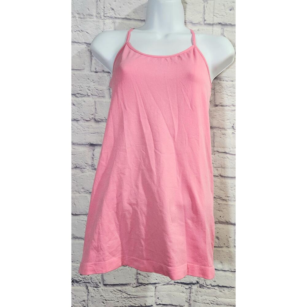 Mega Wear Maternity Pink Crisscross Spaghetti Strap Tank Top One Size Stretchy